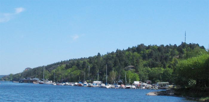 Ryssbergen, Marinstaden och Nacka båtklubb