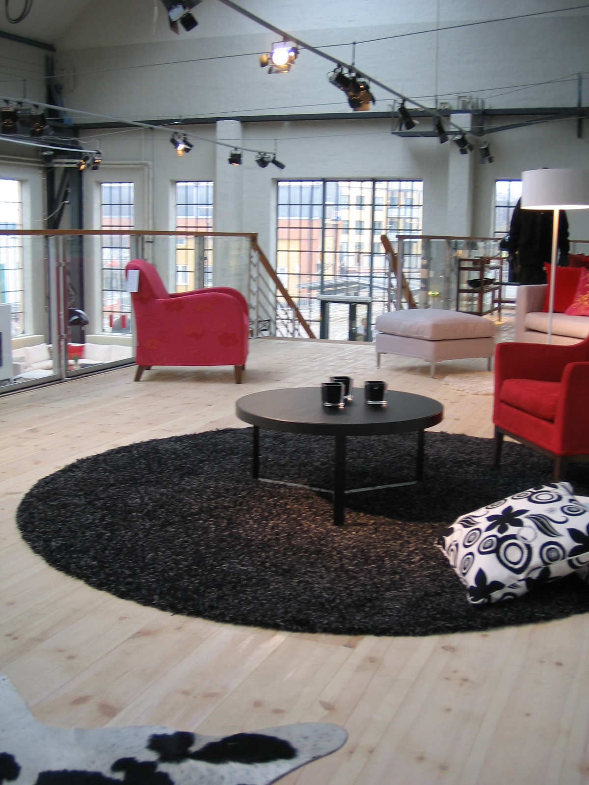 Möbelbutiken Fogias övre plan