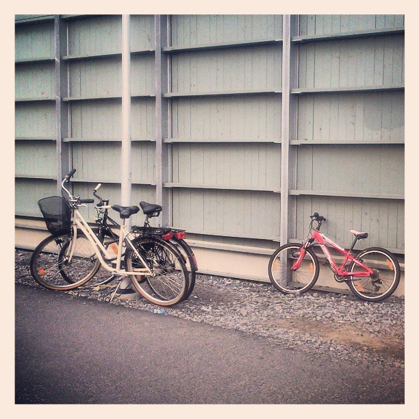 Cykelställ på Kanalvägen i Kvarnholmen