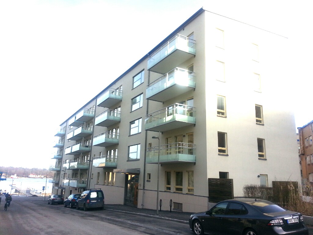 Finnboda, Nacka: Hus A2 inom Finnboda Hamnplan