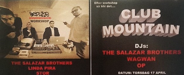 Workshop och Club Mountain med The Salazar Brothers på fritidsgården Glada Henkan