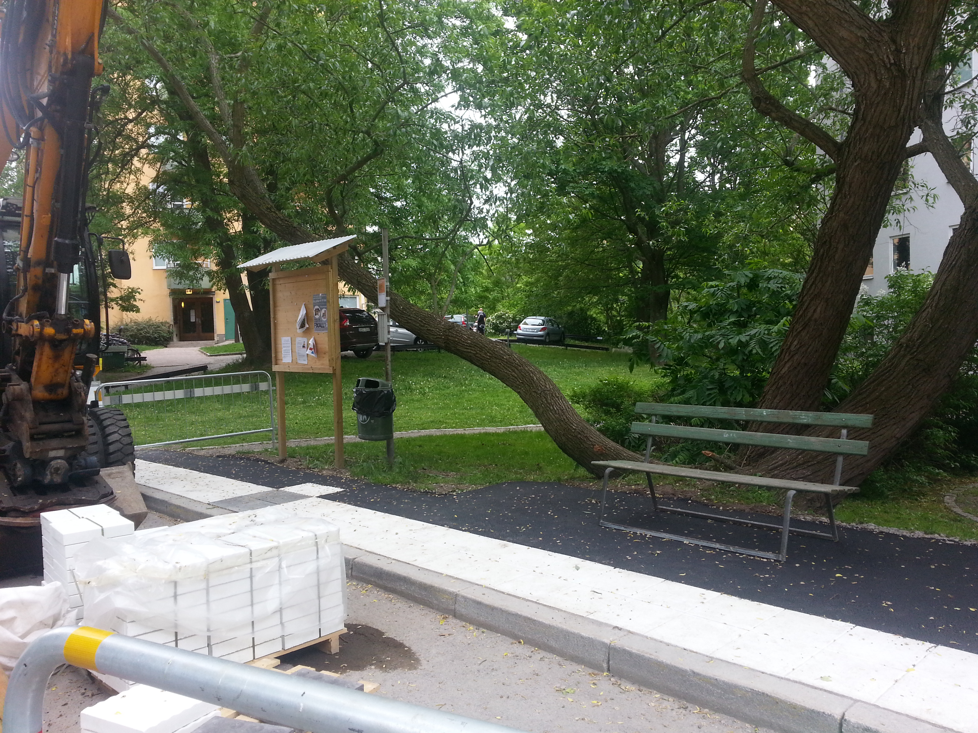 Hästholmsvägen på Danviksklippan: Hållplatser för 53 görs mer tillgängliga