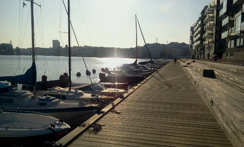 Fritidsbåten i Henriksdalskajen