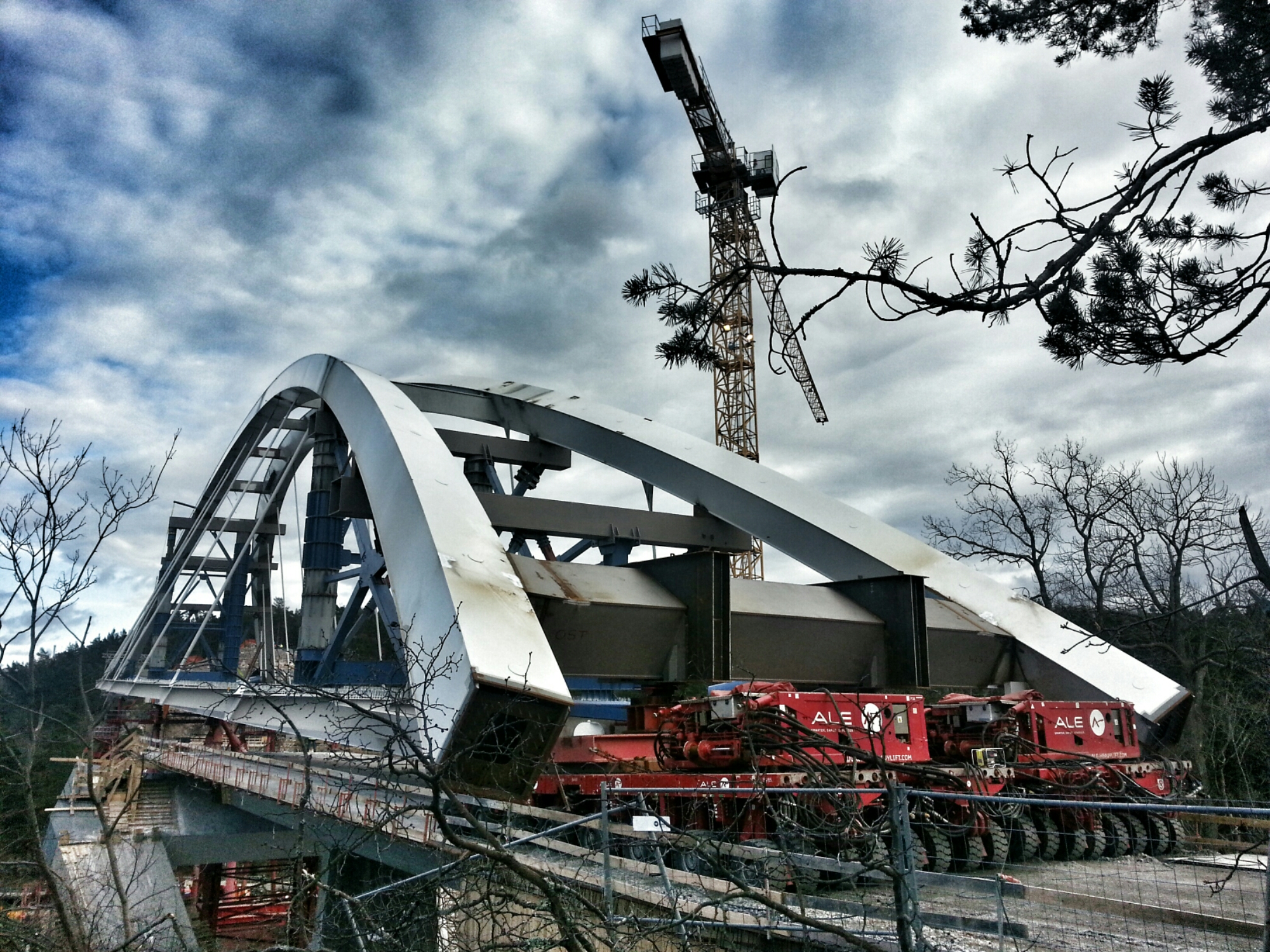 Kvarnholmsbron över Svindersviken i Nacka