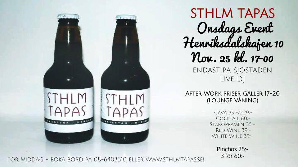 After Work på STHLM Tapas