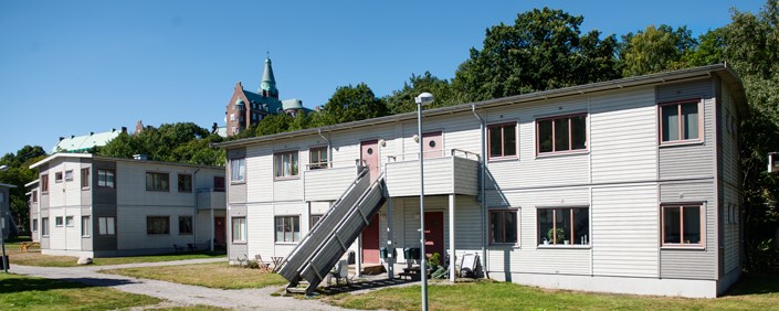 Ungdomsbostäder på Kvarnholmsvägen i Finnboda
