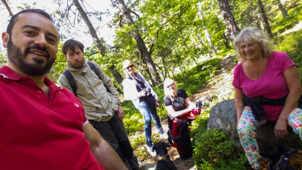 fotosafari i skogen trolldalen i nacka