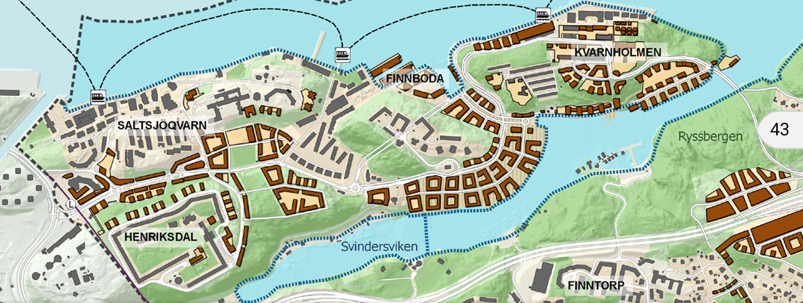 Nacka kommuns översiktsplan för Västra Sicklaön