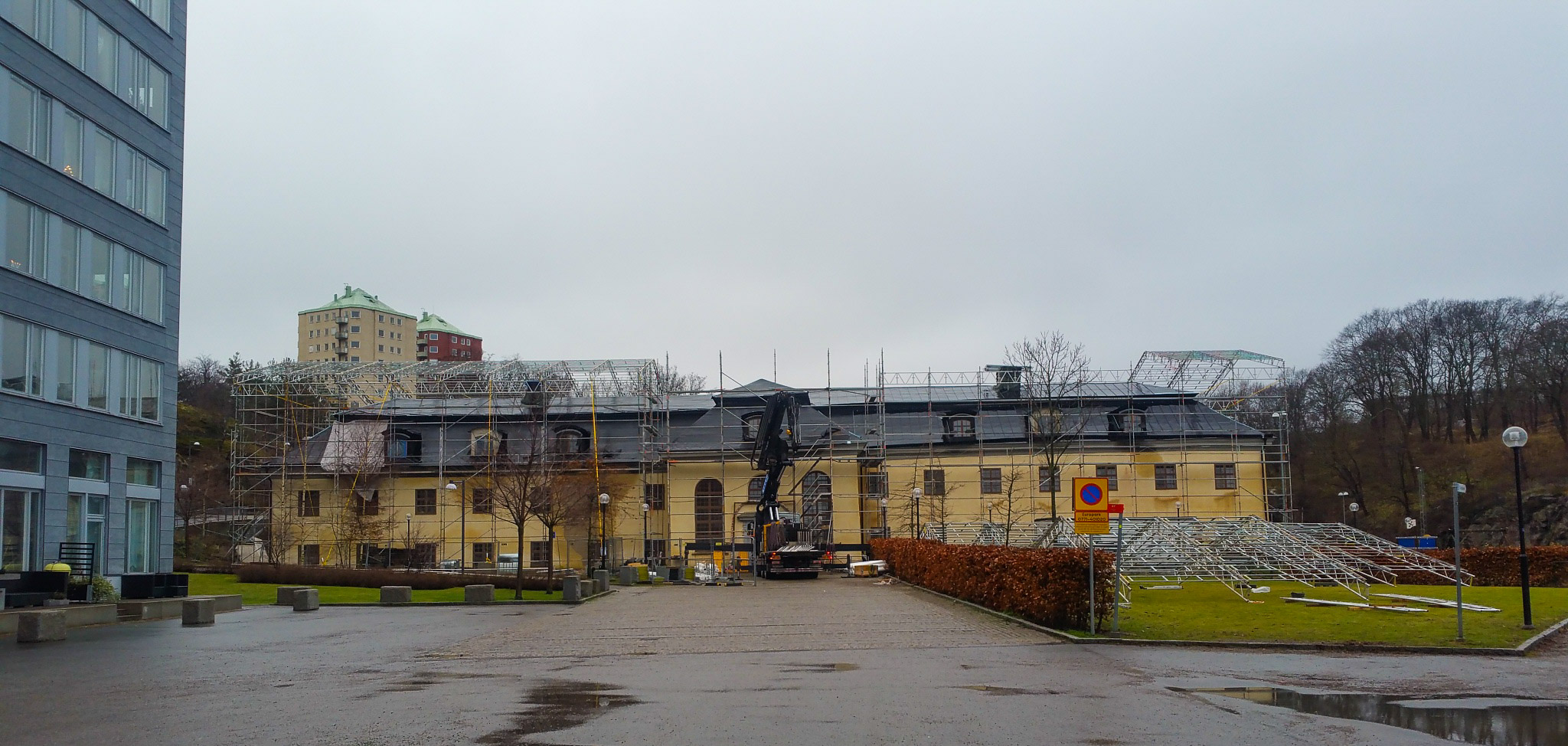 Danvikens hospital får skyddstak