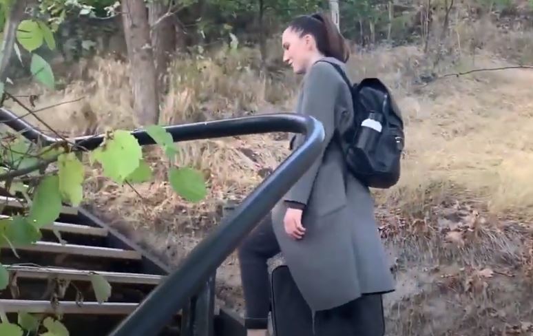 Branta trappan mellan Danvikshem och Finnboda hamn