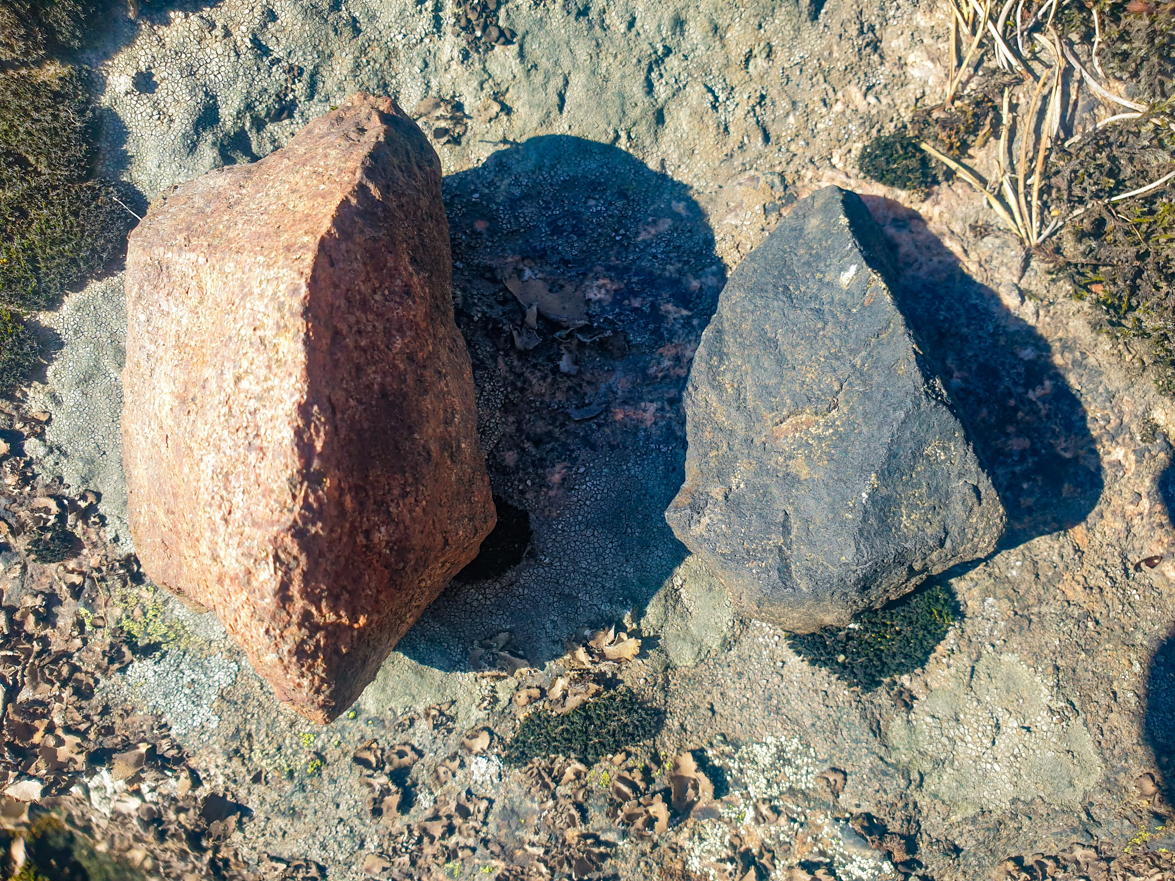 Verktyg från stenåldern eller bara stenar på Henriksborg