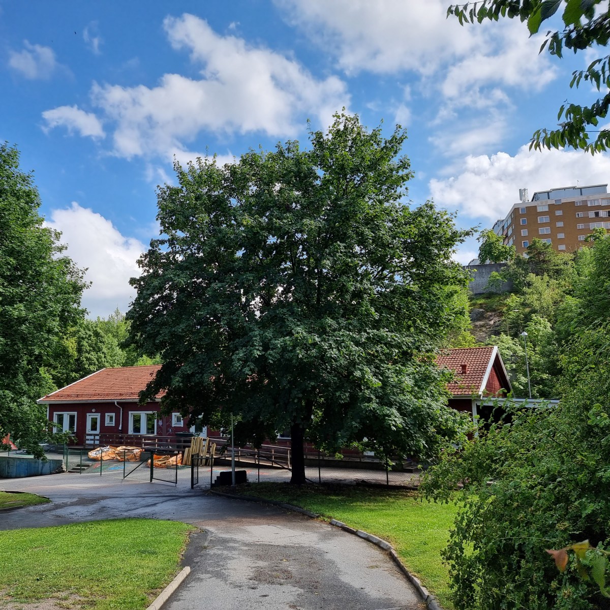 Vilans skolas paviljong har rivits