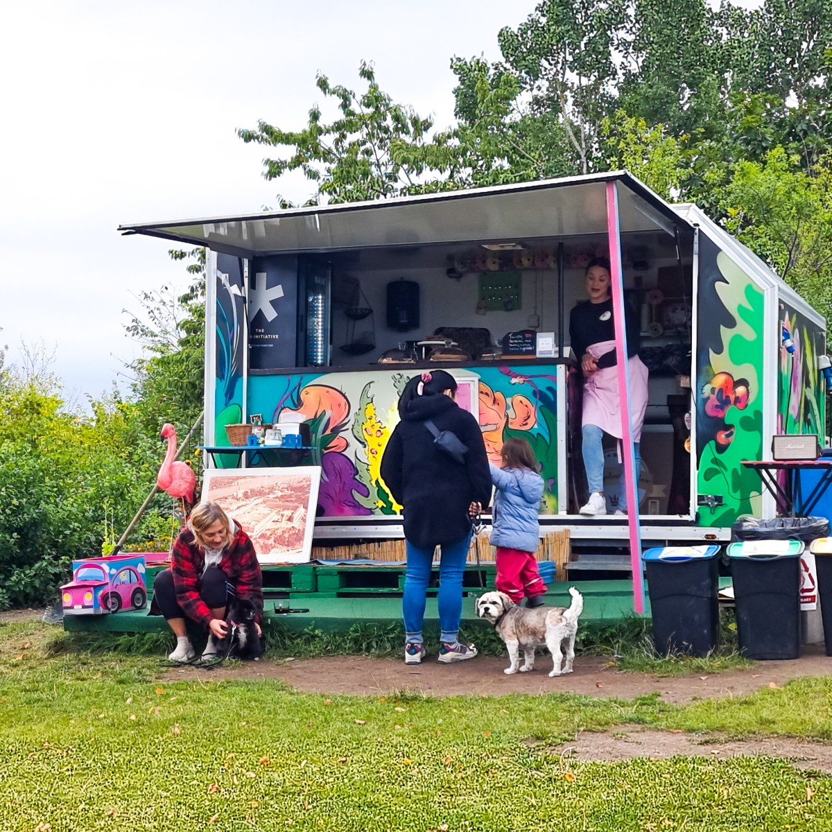 Café vy på Henriksdalsberget