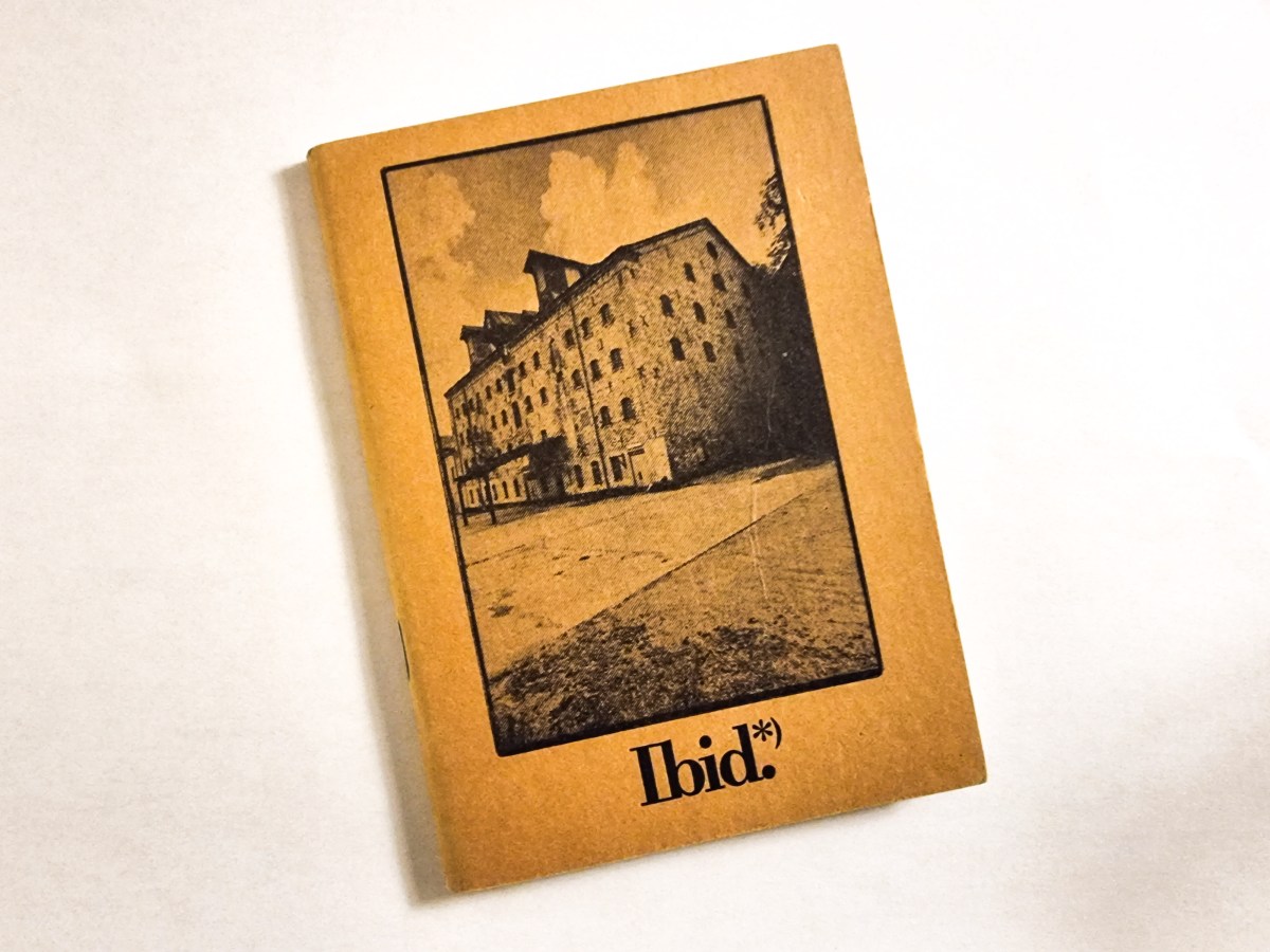 Katalog till konstprojekt Ibid