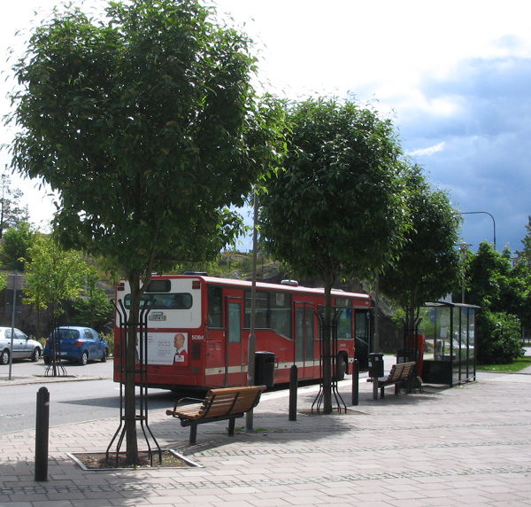 Buss 53 på Henriksdalsberget