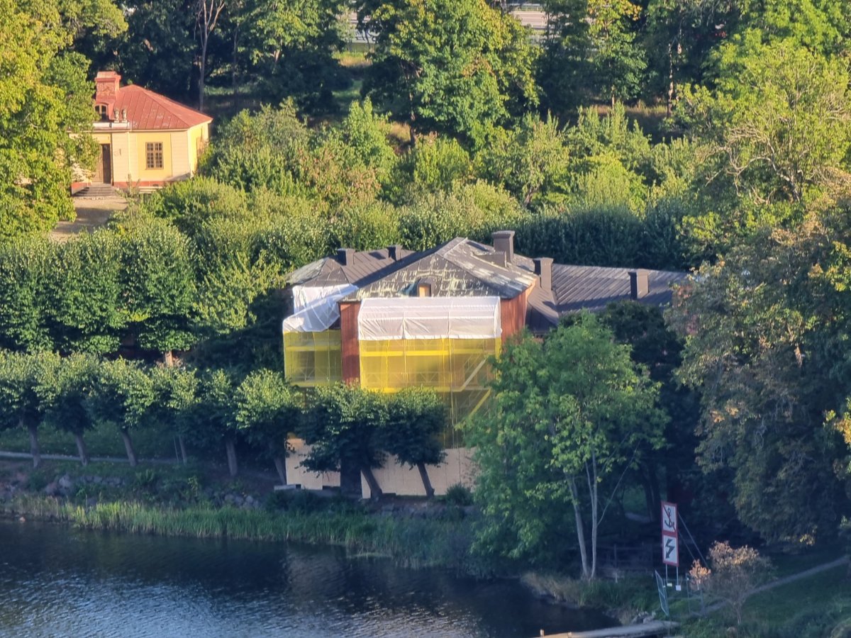 Renovering av paviljongen vid Svindersviks gård