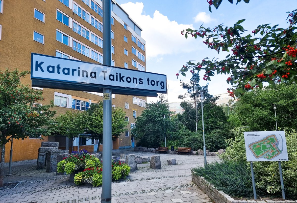 Katarina Taikons torg på Henriksdalsringen