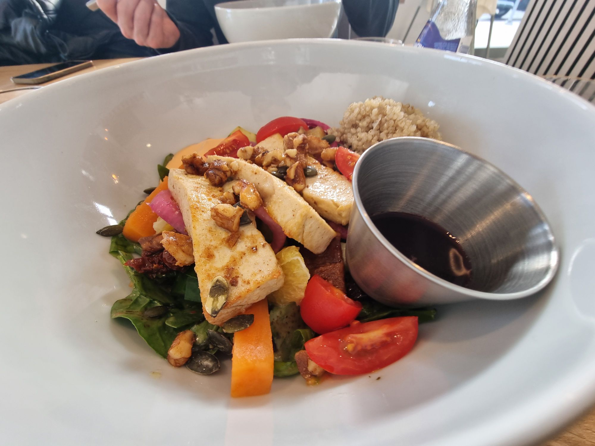 Todusallad på Miss Strand Café i Jarlaberg
