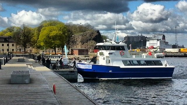 Elbåten M/S Sjövägen i Saltsjöqvarn, Nacka