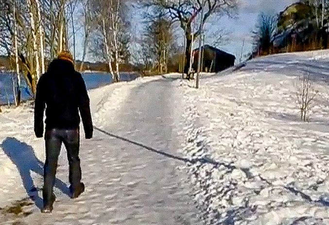 Strandpromenaden mellan Finnboda och Danvikstrand