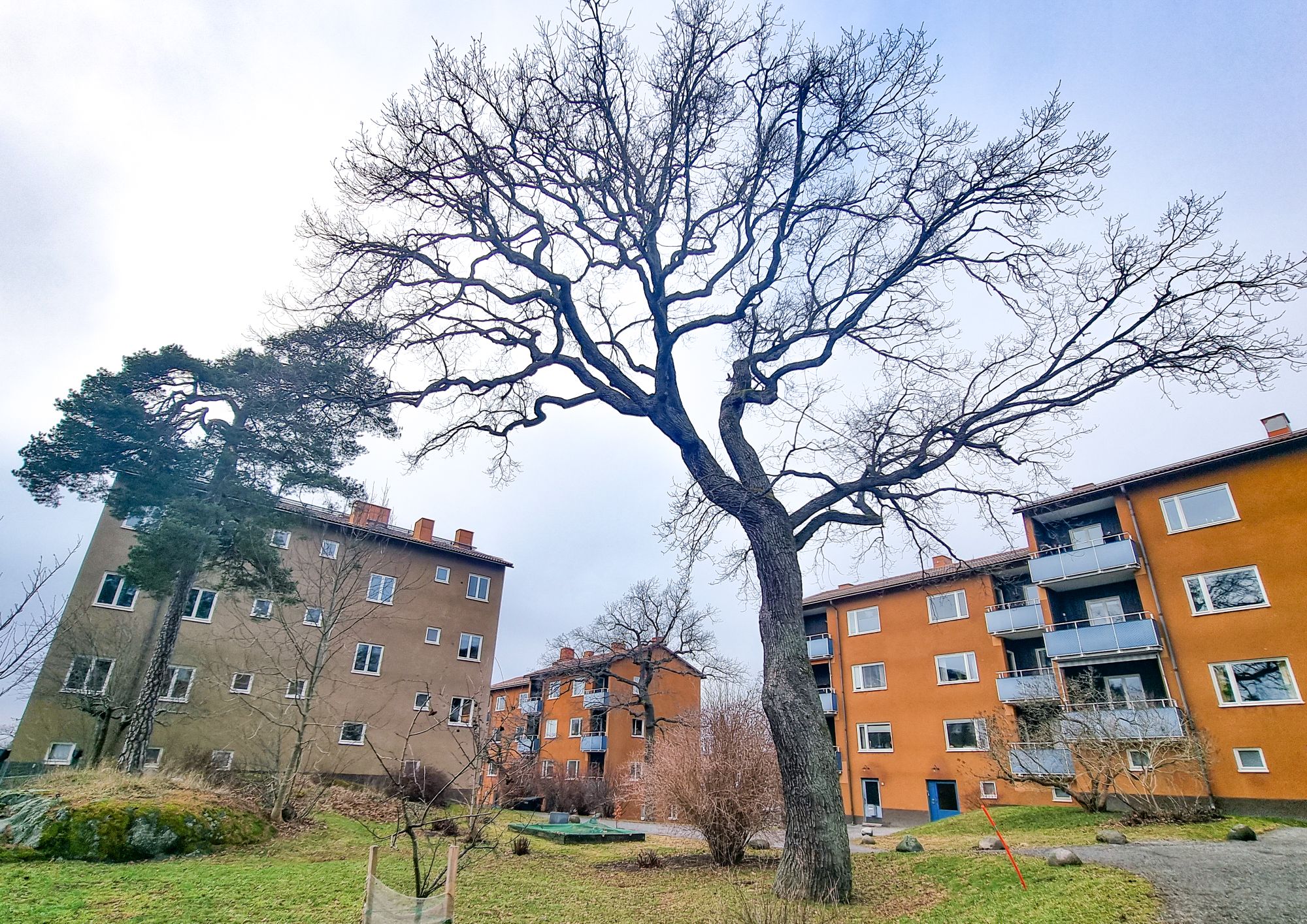 Innergården på Ugglevägen