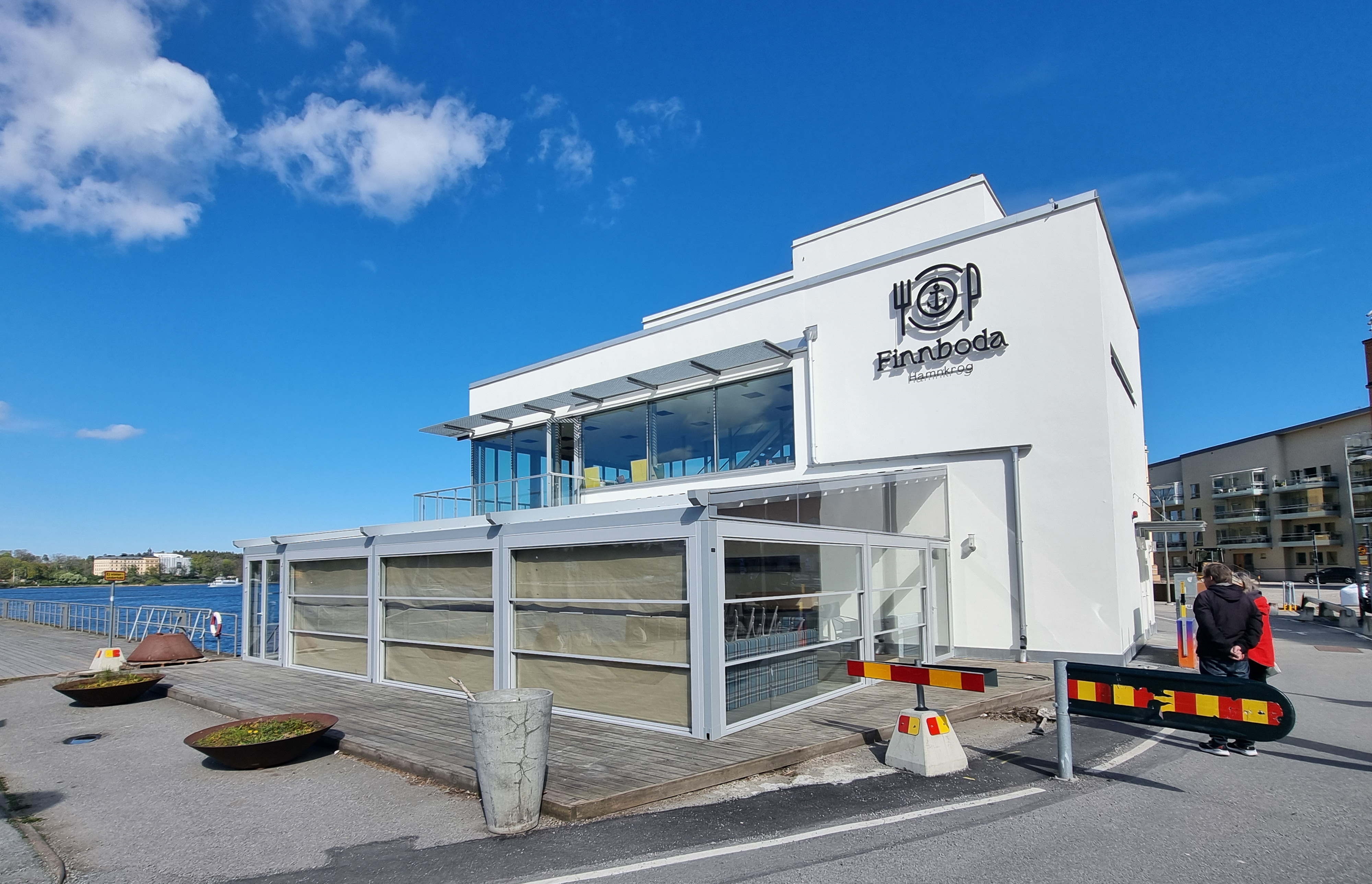 Finnboda Hamnkrogs glasveranda