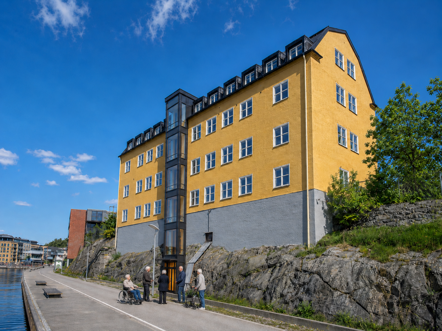 Ny chans att bygga en seniorhiss på Finnboda kaj eller Finnboda varvsväg