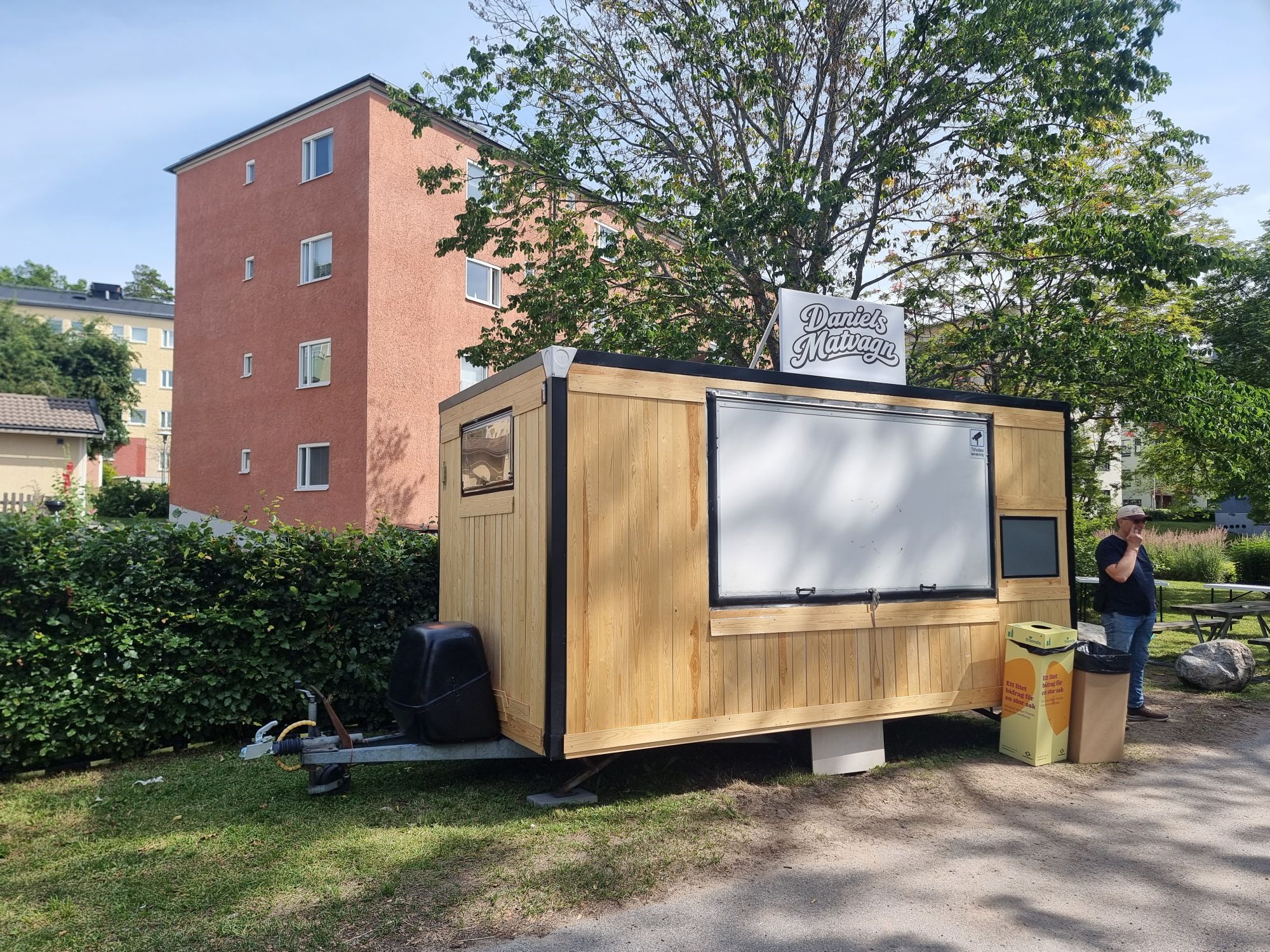 Daniels Matvagn har öppnat i Sickla strand