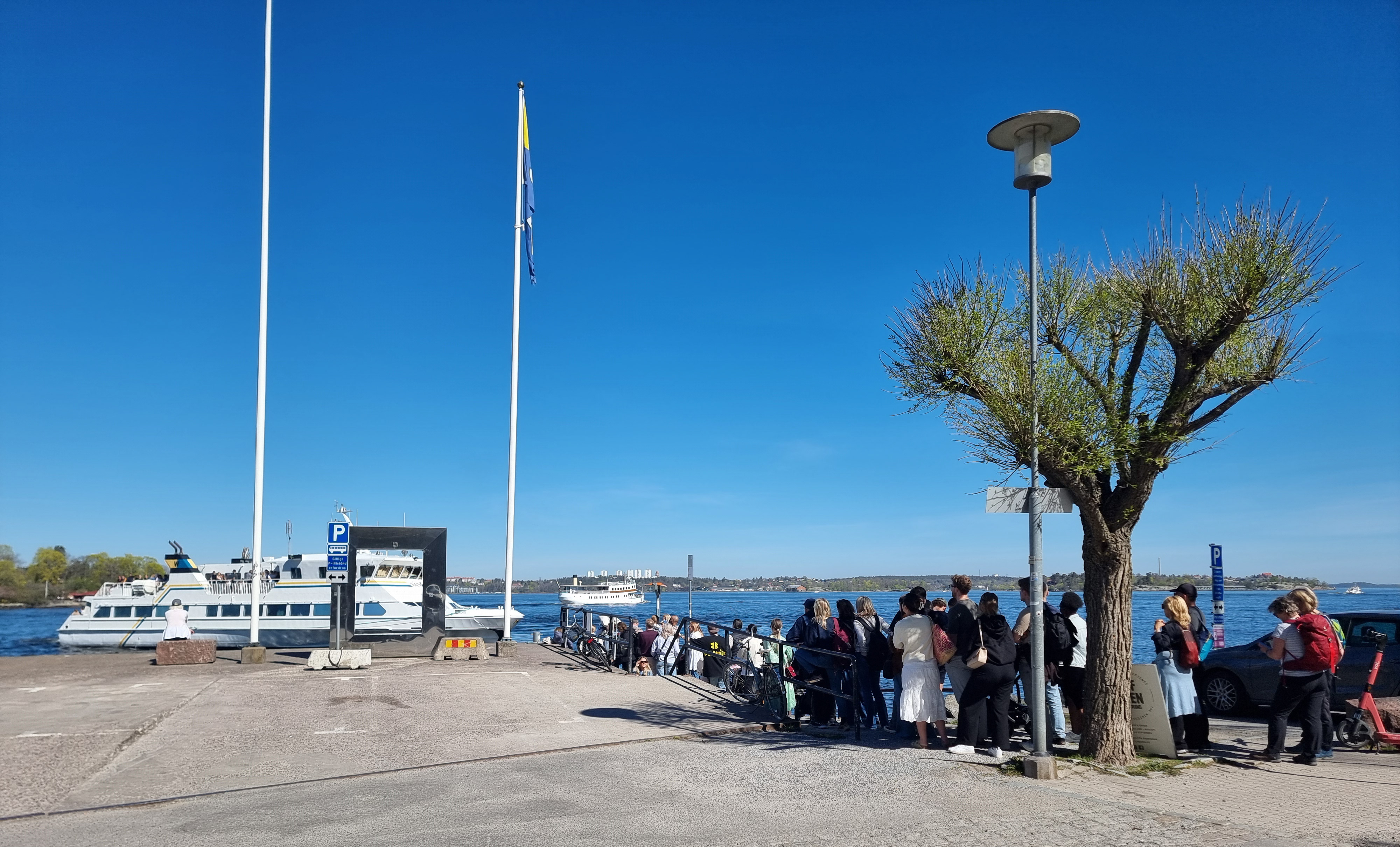 Nya båtbryggan i Nacka strand öppnar 17 augusti