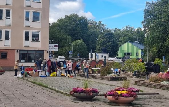 Loppmarknad i Finntorp